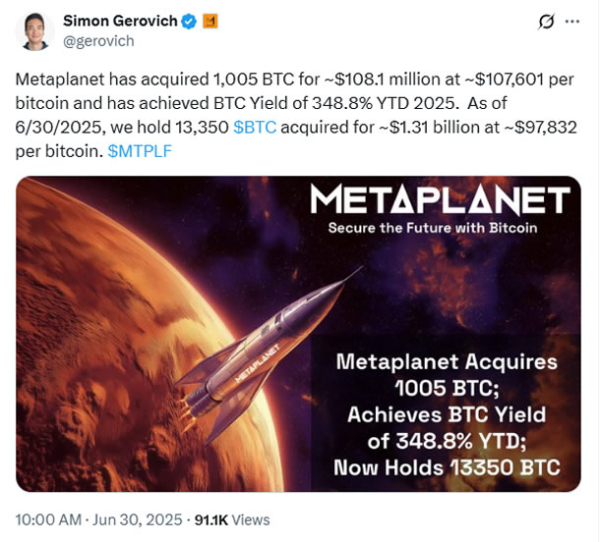 Metaplanet привлечет 208 миллионов долларов в облигациях с нулевыми интересами для Биткоин