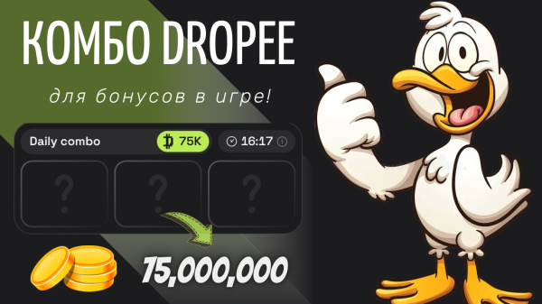Комбо Dropee на 25 Июня