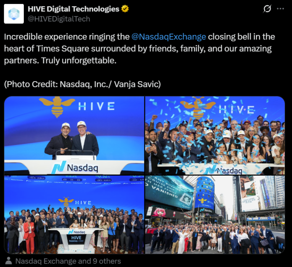Hive Digital Technologies ускоряет AI Pivot с эксклюзивным расширением $100 млн.