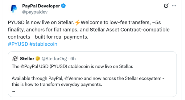 PayPal добавляет StableCoin в Tron, Avalanche и 6 других цепей