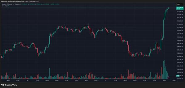 Курс биткоина вернулся к $113 000 