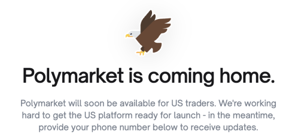 Polymarket, скорее всего, начнет первый перезапуск в США в ноябре: отчет