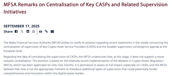 Blockchain. com выиграл лицензию MiCA на «спорной» Мальте