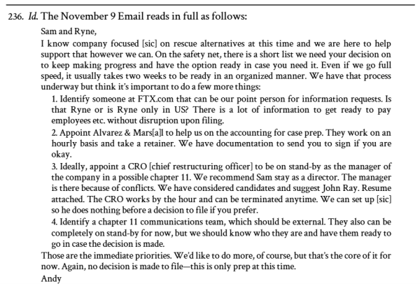 «Самая большая ошибка» SBF была подписанием FTX генеральному директору Джону Рэю «Самая большая ошибка» SBF была подписанием FTX генеральному директору Джону Рэю