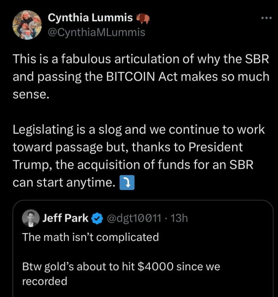 Резервное финансирование биткоина в США «может начаться в любой момент» — сенатор Ламмис