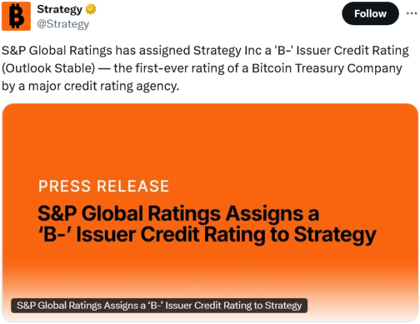 S&P Global Hits получила кредитный рейтинг B-